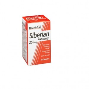 Health Aid Siberian Ginseng 250mg capsules 30's
