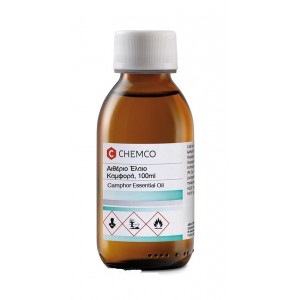 Chemco Camphor Essential Oil Αιθέριο Έλαιο Καμφορά, 100ml 