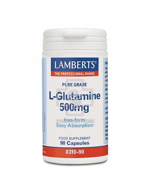 Lamberts L-Glutamine 500mg 90 caps