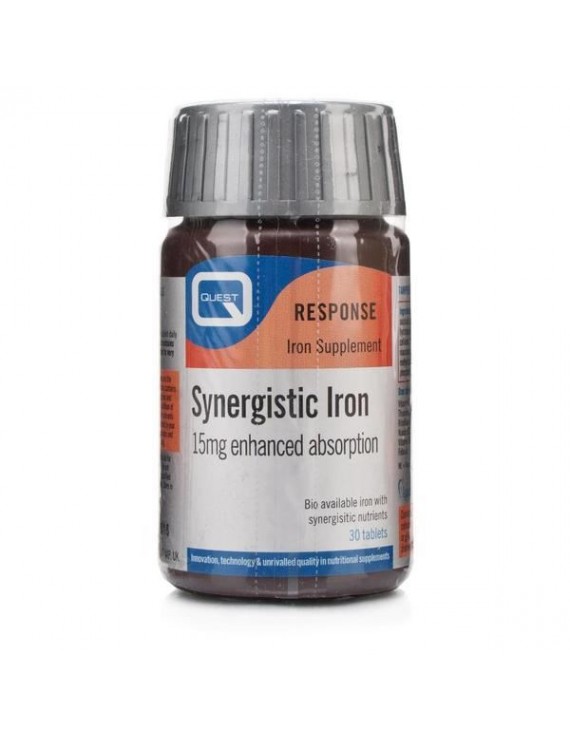 Quest Synergistic Iron 15mg 30tabl