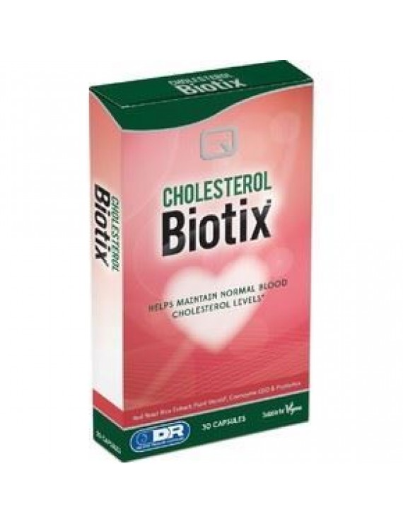 Vitabiotics Cholesterol Biotix Συμπλήρωμα Διατροφής για τον Έλεγχο της Χοληστερόλης στο Αίμα, 30caps