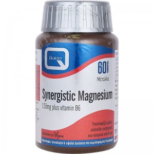 Quest Synergistic Magnesium 150mg+Vitamin B6 60tabl