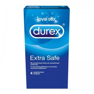 DUREX  Προφυλακτικα  Extra Safe  Τεμαχια 6