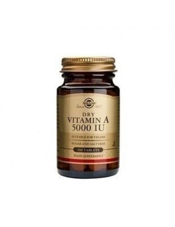 Solgar Vitamin A 5000IU, 100 tabs