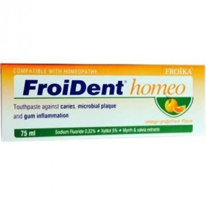 Froika FroiDent Homeo Toothpaste Πορτοκάλι/Γκρέϊπφρουτ 75ml