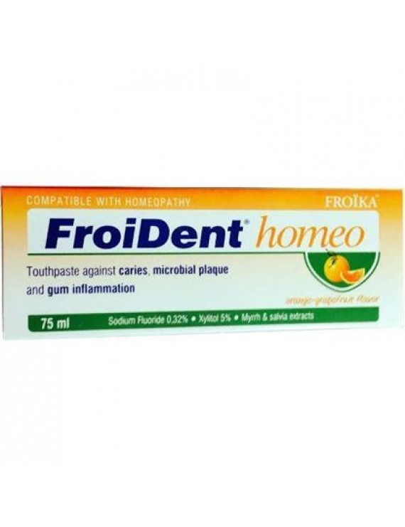 Froika FroiDent Homeo Toothpaste Πορτοκάλι/Γκρέϊπφρουτ 75ml
