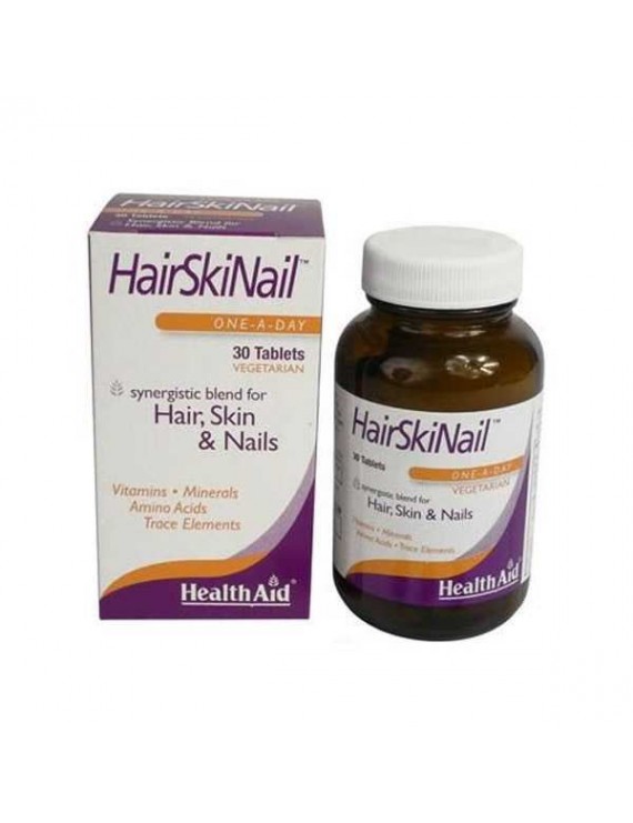 Health Aid Hair Skin Nail Μαλλιά, Δέρμα & Νύχια 30 Tablets 