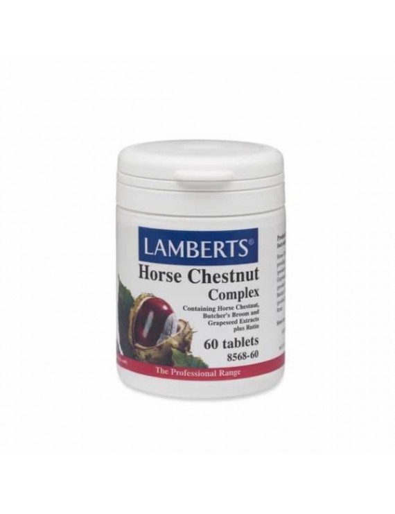 Lamberts Horse Chestnut Complex Σκεύασμα με 4 Βότανα 60tabs. 