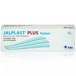 JALPLAST Plus Hyaluronic Acid + Silver Sulfadiazine Cream 100gr