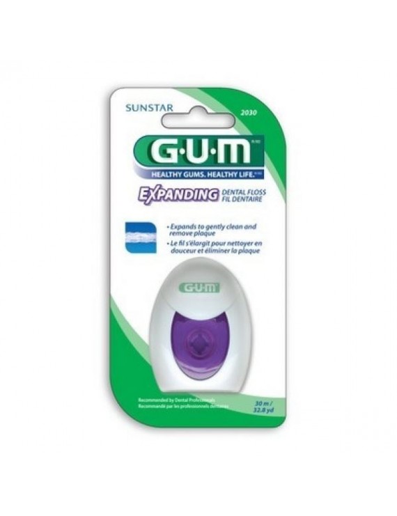 Gum Expanding Floss 30m (2030) Οδοντικό νήμα, Λεπτό, εισχωρεί εύκολα στα στενότερα σημεία