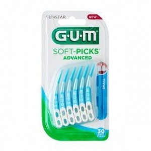 Gum Soft-Picks 649 Advanced Small Μεσοδόντια Βουρτσάκια Μιας Χρήσης 30 Τμχ
