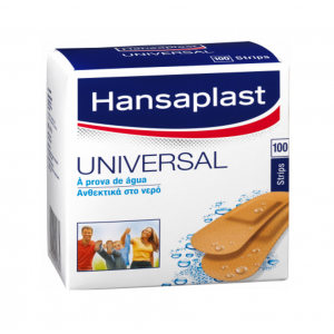 Hansaplast Family Pack Universal Αδιάβροχα 100τεμ (3,0 cm X 7,2 cm)