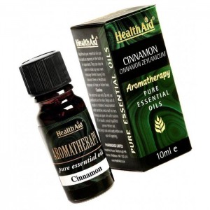 Health Aid Aromatherapy Cinnamon Oil Αιθέριο Έλαιο Κανέλλα 10ml. 