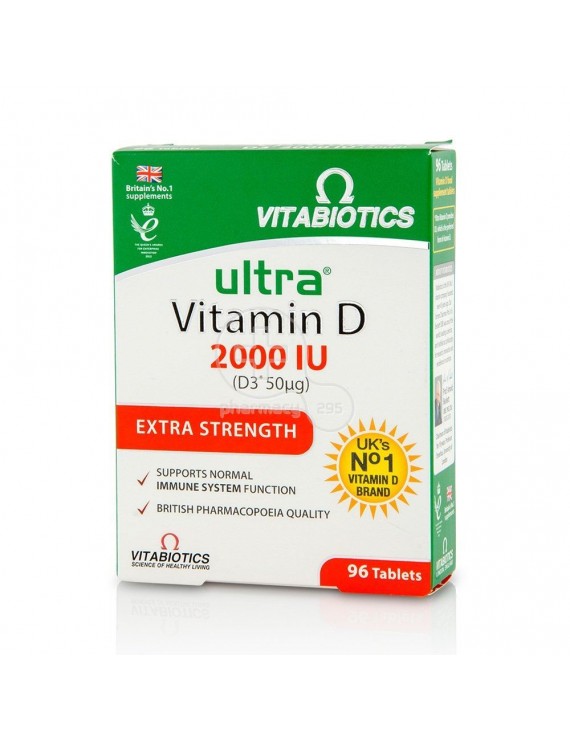 Vitabiotics Ultra Vitamin D 2000 IU D3 50mg 96 κάψουλες