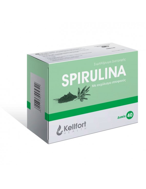 Kellfort SPIRULINA συμπλήρωμα διατροφής 40tabl
