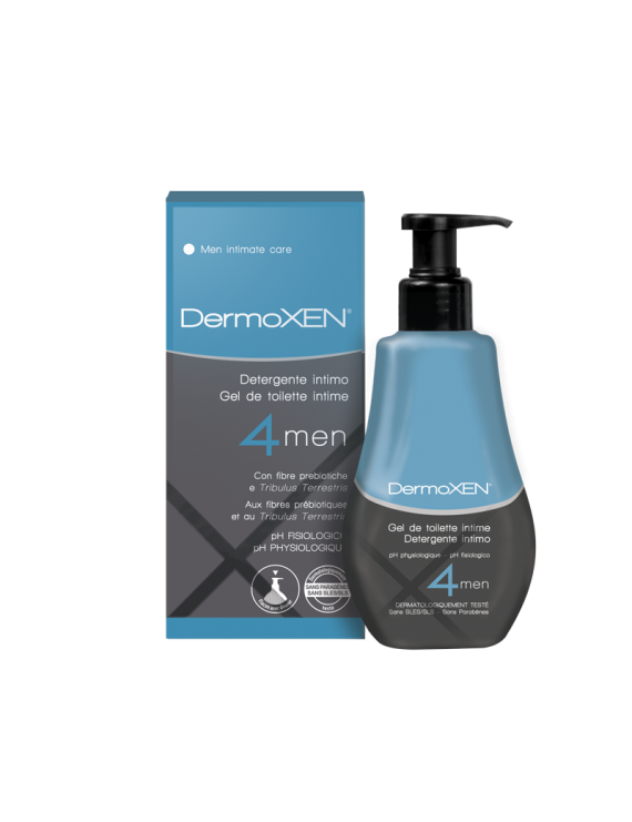 Dermoxen Intimate Cleanser 4 Men Καθαριστικό για την ευαίσθητη περιοχή του Άνδρα, 125ml