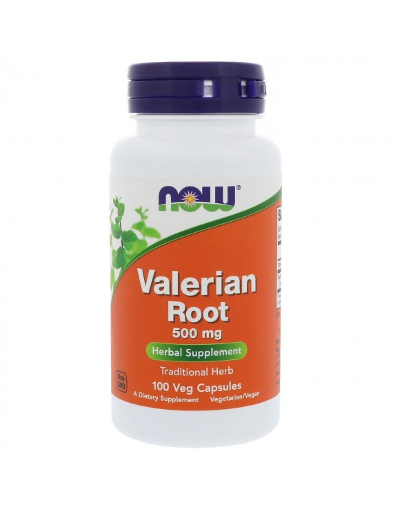 NOW FOODS Valerian Root 500 mg, 100 caps 