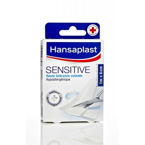 Hansaplast SENSITIVE, Επιθέματα πολύ φιλικά με την επιδερμίδα, Υποαλλεργικά, 1m X 6cm