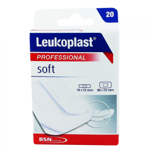 Leukoplast Professional Soft 2 μεγέθη (19mm X 72mm) + (38mm X 72mm)