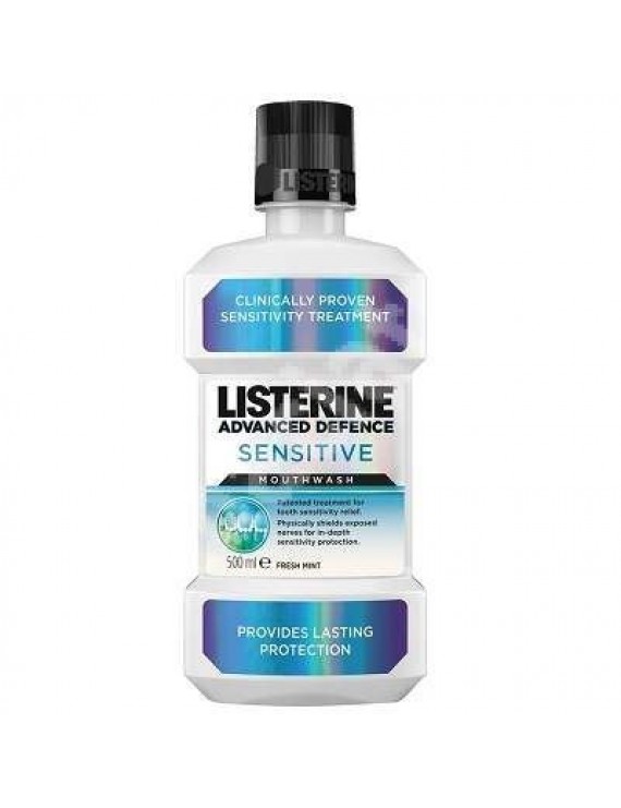 Listerine Solution Advanced Sensitive Στοματικό Διάλυμα για Ευαίσθητα Δόντια, 500ml