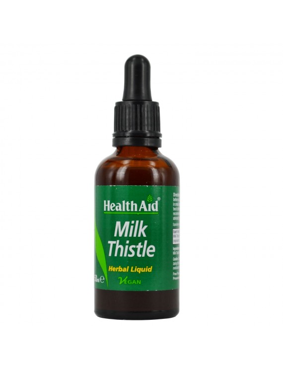 Health Aid Milk Thistle Liquid 330mg Συμπλήρωμα Διατροφής με Γαϊδουράγκαθο 50 ml