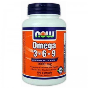 Now Foods Omega 3 6 9, 1000mg, 100 Μαλακές Κάψουλες