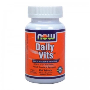 NOW Foods Daily Vits™ Multi (+Lycopene And Lutein), 100 tabs