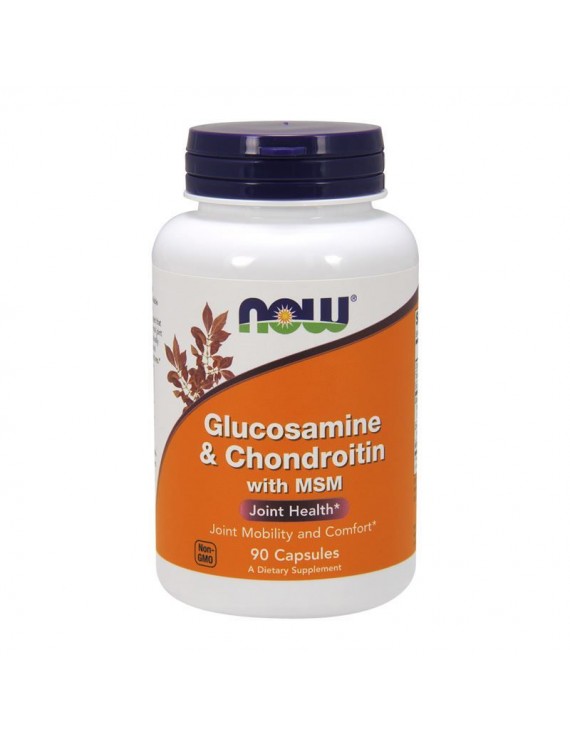 NOW Foods Glucosamine & Chondroitin with MSM, 90 κάψουλες
