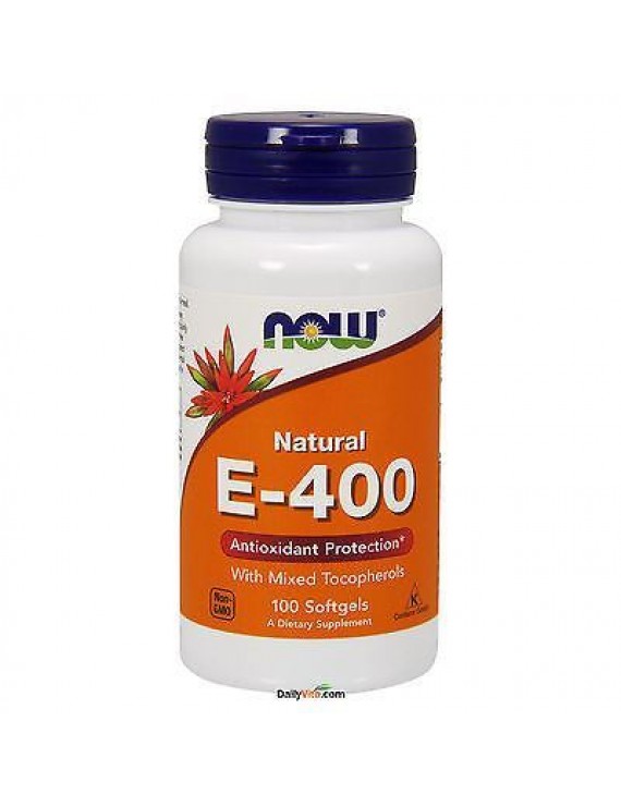 Now Foods Vitamin E-400 plus Selenium 100 mcg 100 softgels