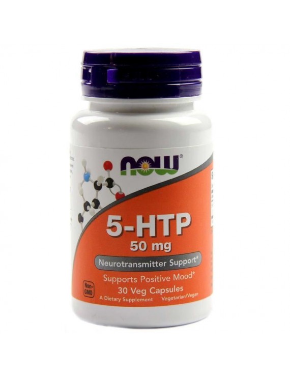 Now Foods 5-HTP 50 mg -30 Κάψουλες