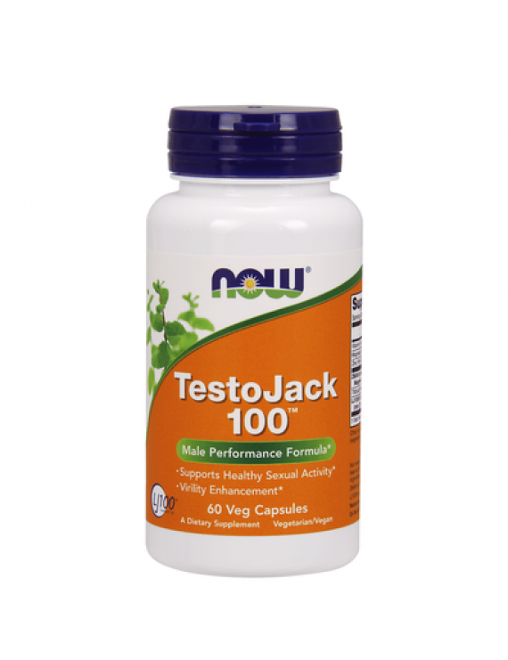 Now Foods TestoJack 100™ 60 Φυτικές Κάψουλες 