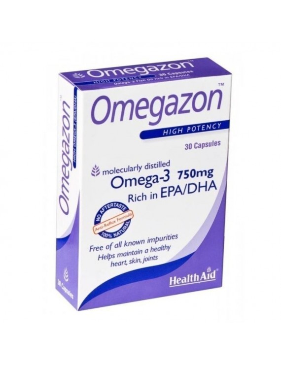 Health Aid Omegazon Omega 3 750mg EPA/DHA 60caps