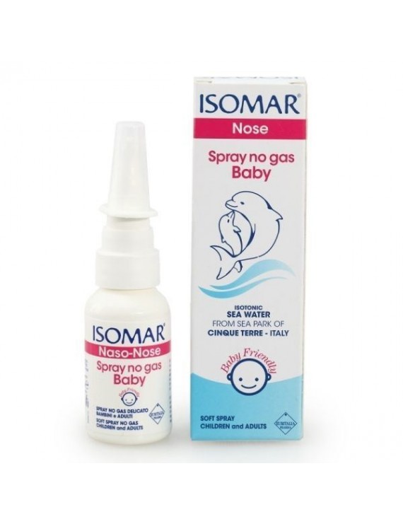 Isomar Nose Spray No Gas Baby, Αποσυμφορητικό Ρινικό Spray 30ml