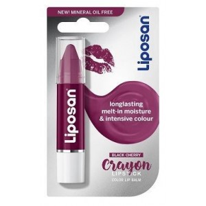 Liposan Black Cherry Crayon Lipstick, 3g