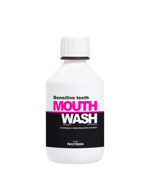 Frezyderm Sensitive Teeth Mouthwash Στοματικό Διάλυμα για τα Ευαίσθητα Δόντια, 250ml 