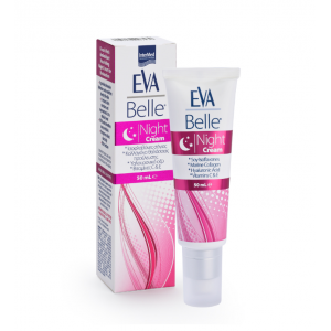Intermed Eva Belle Night Cream Αντιοξειδωτική Θρεπτική Κρέμα Προσώπου & Λαιμού για Ανάπλαση 50ml