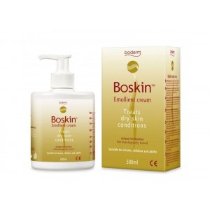 Boderm Boskin Emolient Cream Μαλακτική Κρέμα Σώματος για την Περιποίηση του Ξηρού Δέρματος, 500 ml