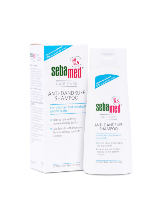 SEBAMED Anti-Dandruff P.O Shampoo for oily dandruff prone scalp (200ml)
