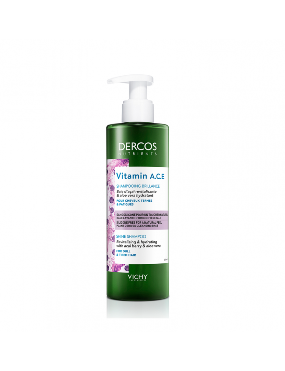 VICHY Dercos Nutrients Vitamin A.C.E. Shine Shampoo (250ml)