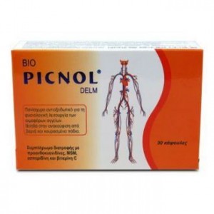 Medichrom Bio Picnol Derm Συμπλήρωμα Διατροφής 30 Caps.