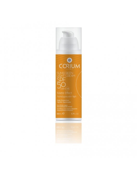 Corium Sunscreen Light Cream Matte Effect SPF50 50ml