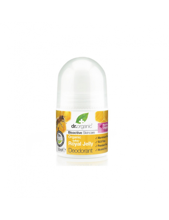Dr Organic Royal Jelly Deodorant Αποσμητικό με Βιολογικό Bασιλικό Πολτό 50ml