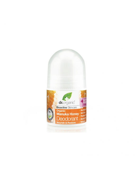Dr.Organic Organic Manuka Honey Deodorant, 50ml