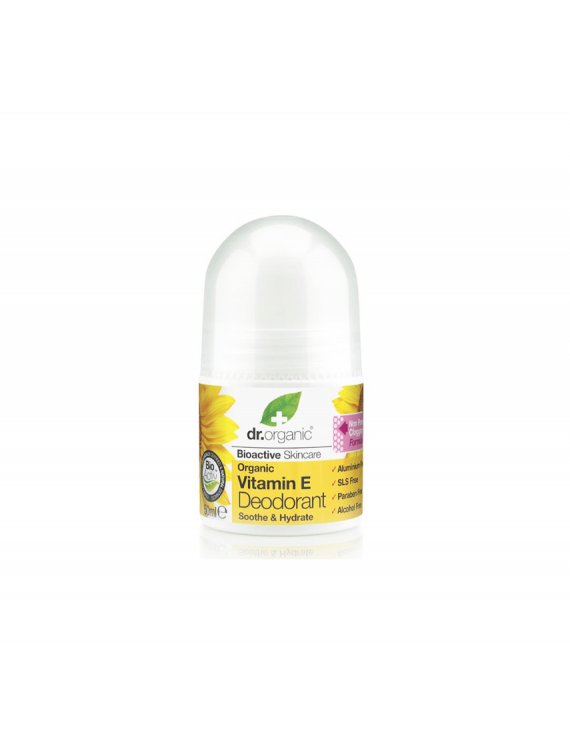 Dr.Organic Organic Vitamin E Deodorant, 50ml