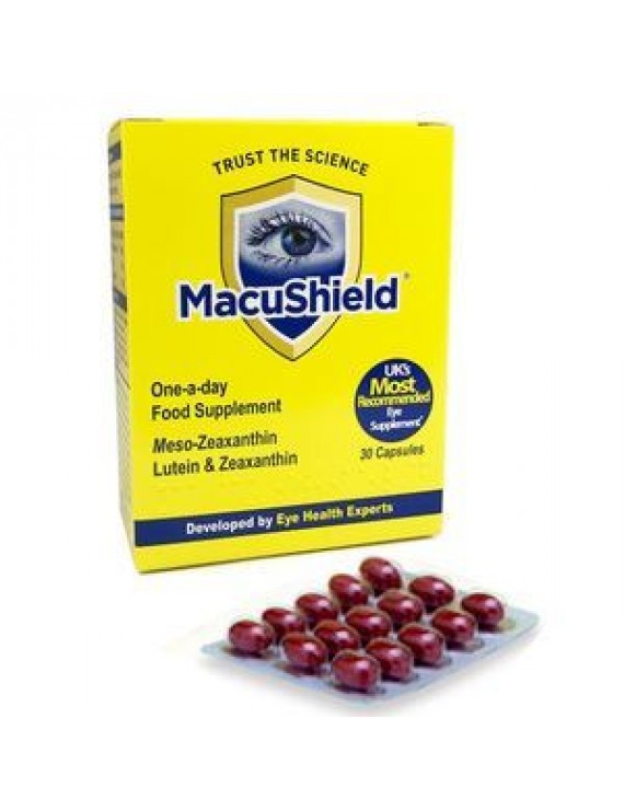 Macushield Eye Health Supplement Συμπλήρωμα Διατροφής για την Υγεία των Ματιών, 30 caps