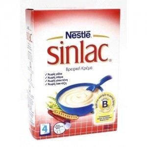 Nestle Sinlac Βρεφική κρέμα 500gr