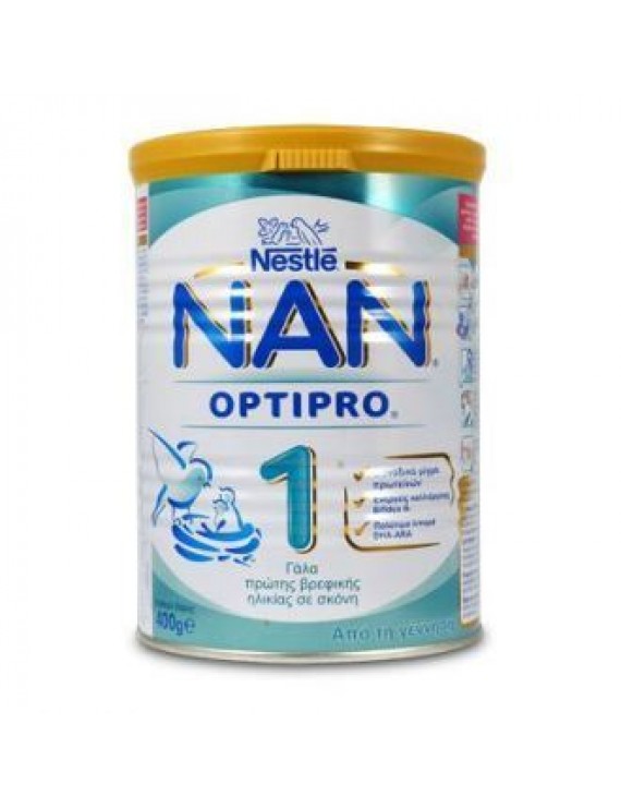 Nestle NAN Optipro 1 γάλα πρώτης βρεφικής ηλικίας 400gr