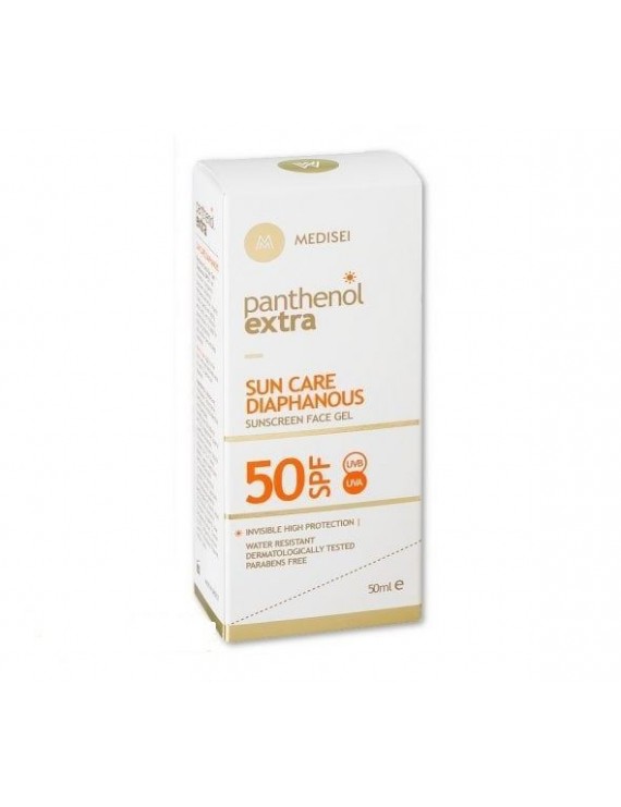 Medisei Panthenol Extra Sun Care Diaphanous Face Gel SPF50 50ml