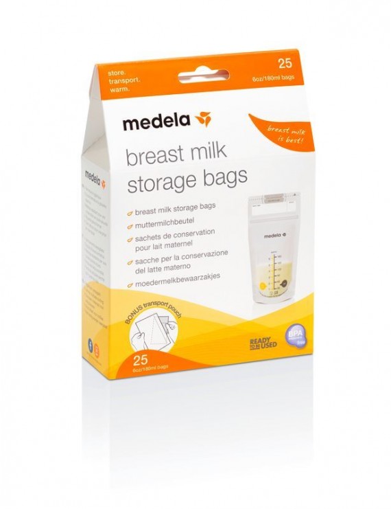 Medela Pump & Save Σακουλάκια Αποθήκευσης Μητρικού Γάλακτος 25x180ml