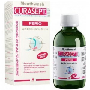 Curasept ADS Perio Στοματικό Διάλυμα Χλωρεξιδίνης κατάλληλο για περιοδοντικές θεραπείες, 200ml